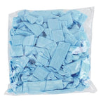 MEEDEE 100 Pack Light Blue Color Hair Ties For Women No Crease Soft Elastic Ribbon No Damage Blue Hair Ties Knotted Ouchless Hair Ribbon Yoga Hair Ribbons Elastic Bracelets