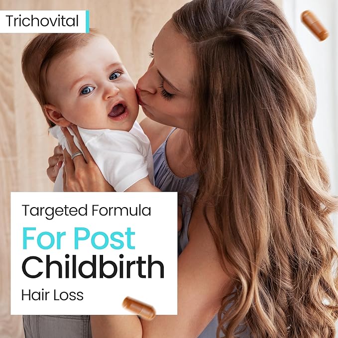 Advanced Hair Growth Supplement - Biotin, Collagen, Zinc & Essential Vitamins for thicker, fuller, Stringer Hair - 120 Capsules