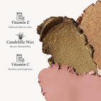 Julep Eyeshadow 101 Crème-to-Powder Waterproof Shadow Stick Duo – Long-Lasting, Crease-Proof, Easy Appy with Built-in Smudger - Pearl & Rose Shimmer