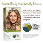Naturtint 8N Wheat Germ Blonde Permanent Hair Color (Pack of 1), Ammonia Free, Vegan, Cruelty Free, up to 100% Gray Coverage, Long Lasting Results (Packaging may vary)
