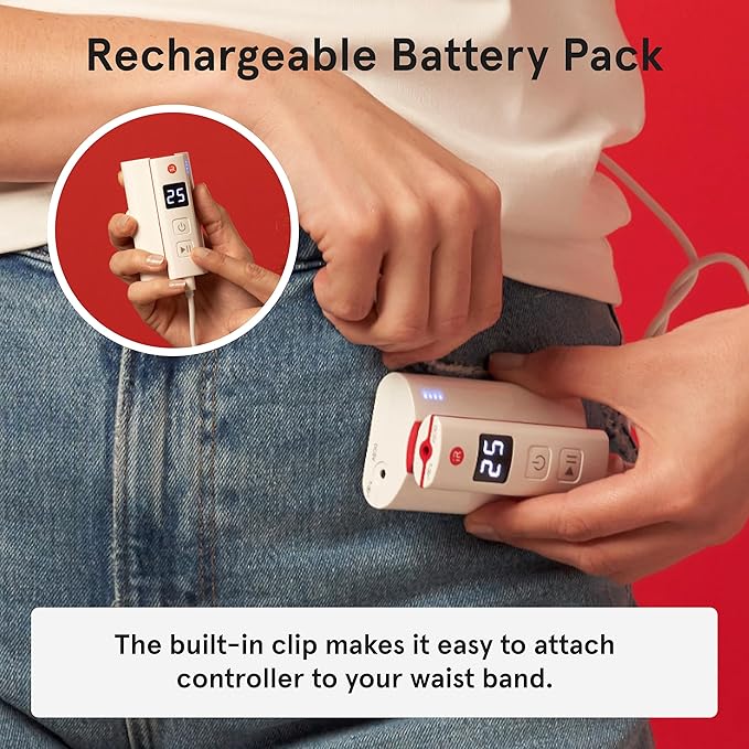 iRestore Professional + Rechargeable Battery Pack - Laser Red Light Therapy for Hair Growth - FDA Cleared Hair Loss, Thinning Treatment for Men & Women - Hair Regrowth Cap - 282 Lasers & LEDs