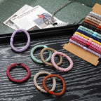 30 Pcs Hair Ties No Damage for Women Girls, High Elastic Braided Hair Ties for Thick Hair, Soft Ponytail Holders, No Crease Hair Bands for Curly Thin Hair Scrunchies (Multicolor Colors)