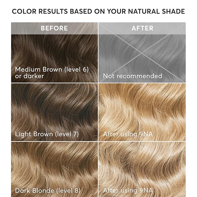 Madison Reed Radiant Hair Color Kit - 9NA Medium Cool Blonde with Ash Undertones (Pisa Blonde), Dimensional Gray Hair Blending Permanent Hair Dye, PPD-Free & Ammonia-Free, 1 Pack