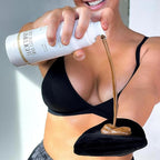 Tanning Starter Pack: Dark Sunless Tanning Mousse + Applicator Mitts.