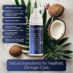 Hair Play Set #1 Hair Foam Mousse - Light Hold Styling Foam for Frizz Control - Volume Mousse for Fine Hair & Natural Straight Hair- Lightweight & Non-Greasy - Travel Size Hair Mousse - 2 Fl Oz