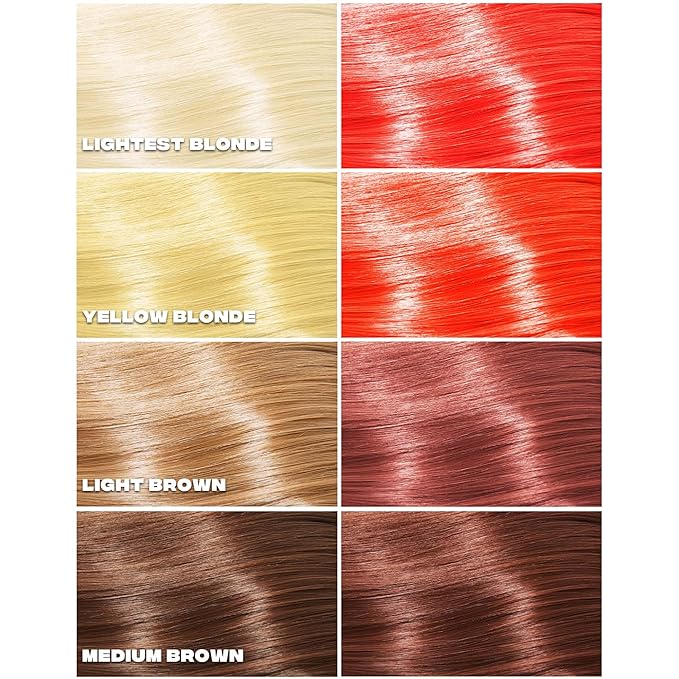 Good Dye Young Streaks and Strands Semi Permanent Hair Color (Encore Neon Coral) - UV Protective Temporary Conditioning Hue, 15-24+ Washes - Cruelty-Free & Vegan