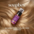 Soapbox Dry Shampoo Powder - Non Aerosol Dry Shampoo Hair Powder - Hair Volumizer with Biotin, Rice Protein & Hazel Extract - Travel Size, Non-Aerosol & Vegan - 1.25oz