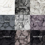 ColourPop Blowin' Smoke Eyeshadow Palette - Silver & Smokey Eye Eyeshadow Palette with Metallic & Matte Finishes - High-Pigment Eye Makeup with Long-Wearing Formula (0.3 oz)