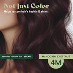 Herbatint Permanent Hair Dye For Women - 4M Mahogany Chestnut - For Up To 100% Gray Coverage of Resistant Gray Hair - Ammonia-Free, Alcohol-Free & Vegan - Salon Influenced Hair Color 5.75 fl oz