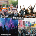 MEICOLY Face Glitter Makeup for Music Festival,Country Concert Outfits for Women,Gold Silver Purple Body Glitter,Halloween Party Accessories Glitter Face Paint,50ml