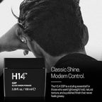 H14 Glass Sheen Pomade for Men 100 mL – Water-Based High Shine Hair Styling Product with Flexible Hold – Lightweight Paste for Texture, Slick Styles & Smooth Finish – Made in Europe