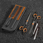 Hair Cutting Scissors Thinning Shears Kit, Fcysy Professional Hair Blending Scissor Kit, Barber Shears Haircut Salon Trimming Scissors for Women Men Pet