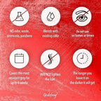 Godefroy Hair Color Tint Kit 20 Application and 4 oz Coloring Stain Remover Combo, Complete Coverage of Gray Hair Roots, Salon Quality Results - Dark Brown