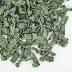 MEEDEE 100 Pack Moss Green Color Hair Ties For Women No Crease Soft Elastic Ribbon No Damage Moss Green Hair Ties Knotted Ouchless Hair Ribbon Yoga Hair Ribbons Elastic Bracelets