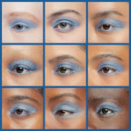 Tropical Classic Blue Shimmering Pressed Powder Single Vegan Eyeshadow; Talc, Paraben & Cruelty Free