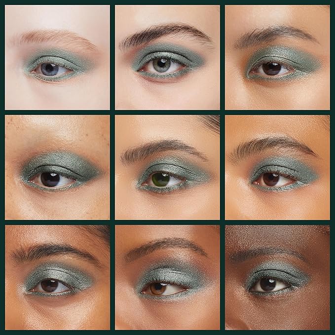 Liquid Eyeliner - Hypoallergenic Eyeliner with Fine Brush Tip, Long-Lasting Waterproof Eye Liner - Cruelty-Free, Vegan, Hypoallergenic, Gluten-Free, Smooth Liquid Eye Liner, Shimmer Spring Green 2mL