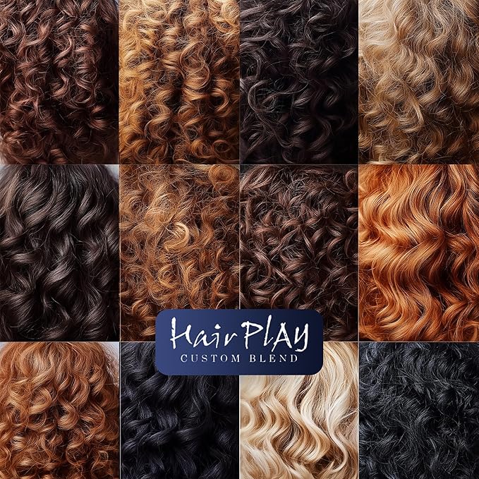 Hair Play Set #1 Hair Foam Mousse - Light Hold Styling Foam for Frizz Control - Volume Mousse for Fine Hair & Natural Straight Hair- Lightweight & Non-Greasy - Refill Hair Mousse Bottle - 16 Fl Oz